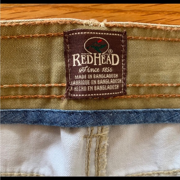 RED HEAD Since 1856 Mens Work Camping Safari Pants Bottom Tan Cotton Sz 40 x 34 - Picture 7 of 12